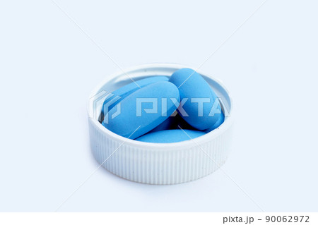 PrEP ( Pre-Exposure Prophylaxis) blue pills used to prevent HIV 90062972