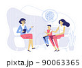 Psychotherapy counseling for child concept. Family psychology. 90063365
