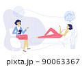 Psychotherapy counseling concept. Treatment of stress, addictions and mental problems. 90063367