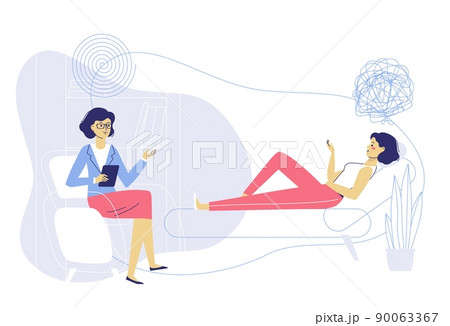 Psychotherapy counseling concept. Treatment of stress, addictions and mental problems. Psychotherapy counseling concept. Treatment of stress, addictions and mental problems. 90063367