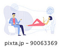 Psychotherapy counseling concept. Treatment of stress, addictions and mental problems. 90063369