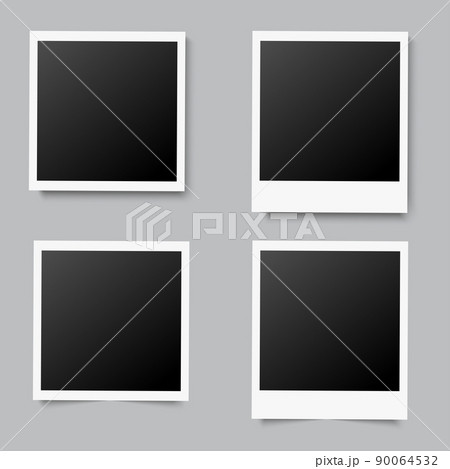 Photo frame mockup design. Vector 90064532