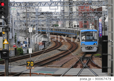 5月　川崎278小田急線湾曲カーブ･登戸駅~向ヶ丘遊園駅間 90067479