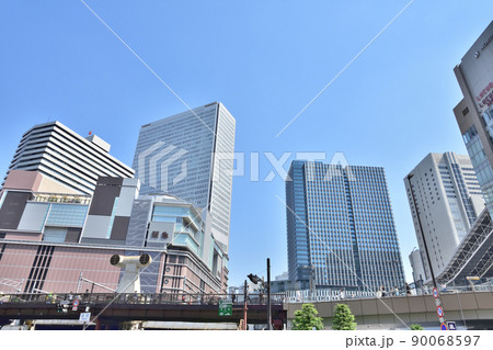 大阪　梅田の都市風景 90068597