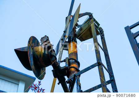 銀座に残された唯一の踏切信号機 東京市場線 銀座に残された唯一の踏切信号機 東京市場線 90071680