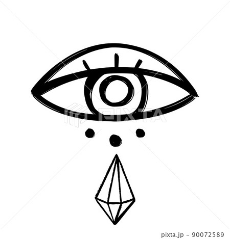 evil eye symbol drawing