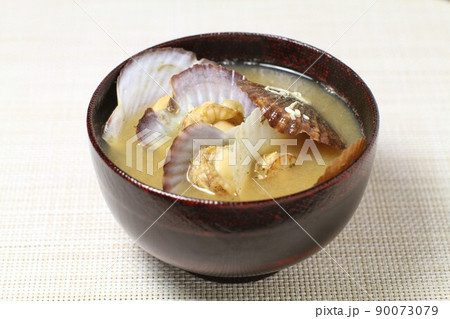 ホタテ稚貝の味噌汁 90073079