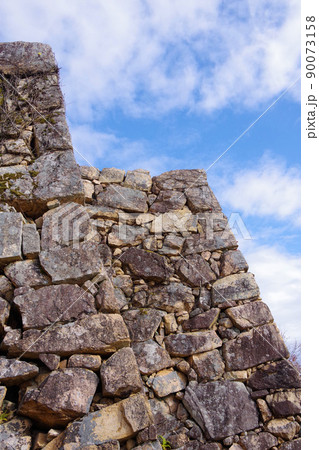 竹田城　朝来市　山頂の城　見事な石垣　日本のマチュピチュ　 90073158