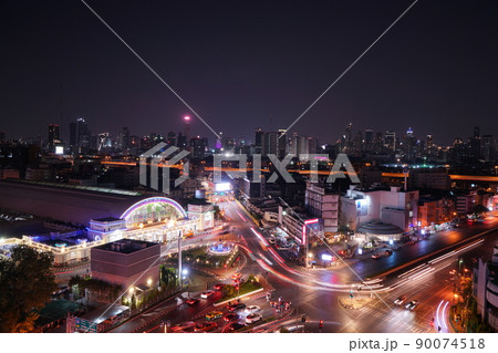 タイ王国バンコクの夜景(Night Scene of Bangkok , Thailand) タイ王国バンコクの夜景(Night Scene of Bangkok , Thailand) 90074518