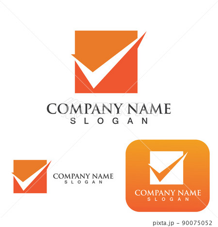 check mark icons vector illustration design template 90075052