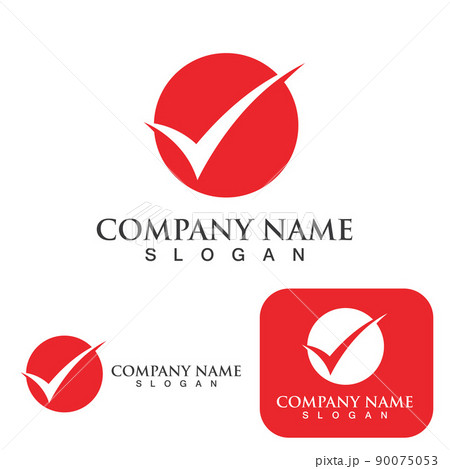 check mark icons vector illustration design template 90075053