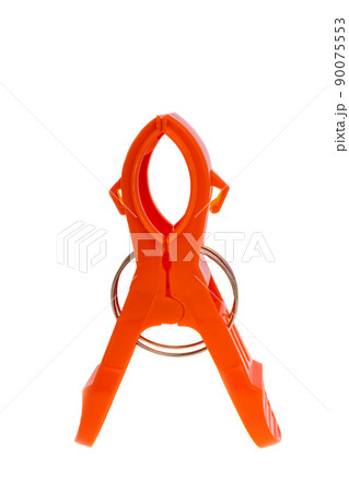 big clothespins isolated 90075553