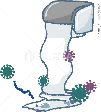 汚いトイレットペーパー 90076102