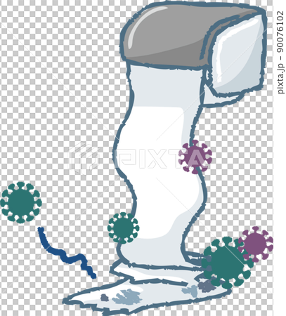 汚いトイレットペーパー 90076102