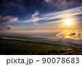 きれいな夕日 90078683