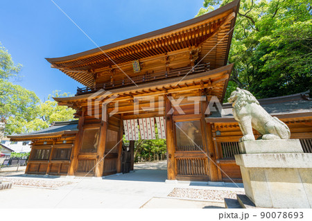 《愛媛県》新緑の季節、大山祇神社_今治市大三島町 90078693