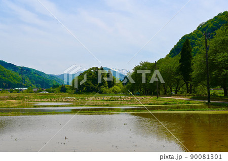 白山 鳥越地区 眺め 白山市 白山 鳥越地区 眺め 白山市 90081301