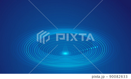 波紋 波打つ さざ波 90082633