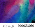 Watercolor picture of colorful gradient sky at night time 90083860