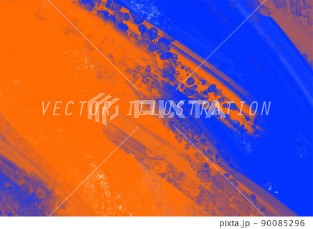 Abstract Blue Orange paint Background. Vector illustration design 90085296