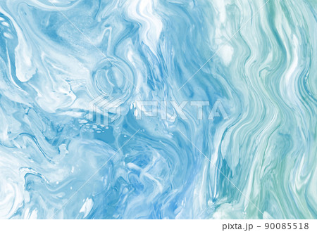 Elegant banner template design with blue paint. Elegant banner template design with blue paint. 90085518