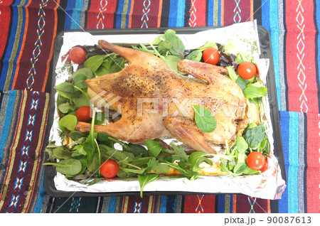 合鴨の丸焼き 90087613