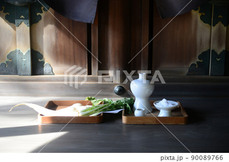 原田神社小宮社正月のお供え-8 原田神社小宮社正月のお供え-8 90089766