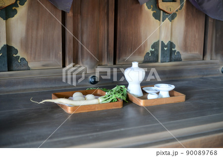 原田神社小宮社正月のお供え-9 90089768