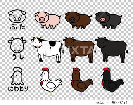 豬牛肉雞套圖 豬牛肉雞套圖 90092543