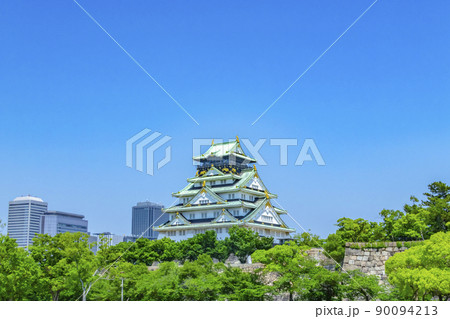 大阪城 新緑 大阪城 新緑 90094213