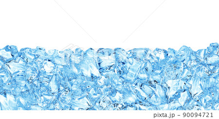 氷 イラスト リアル 背景 半面 氷 イラスト リアル 背景 半面 90094721