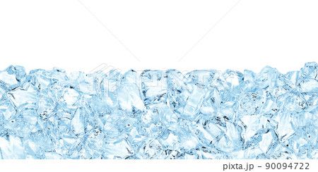 氷 イラスト リアル 背景 半面 氷 イラスト リアル 背景 半面 90094722