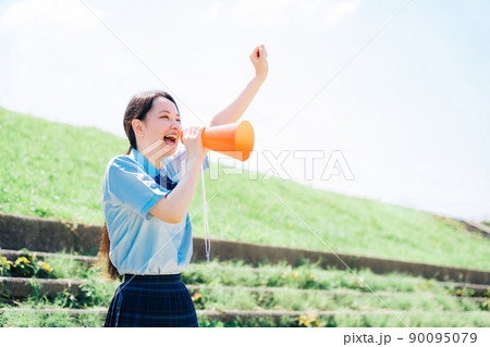 応援する高校生 応援する高校生 90095079