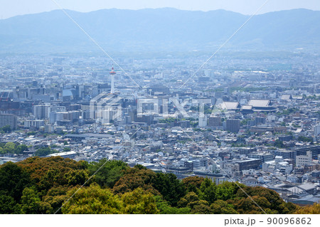 将軍塚から見た京都市内の風景 将軍塚から見た京都市内の風景 90096862