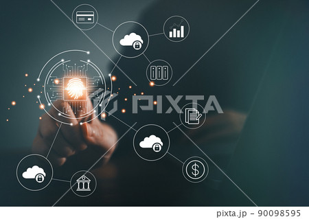 指紋 アンロック ロック解除 90098595