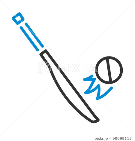 Cricket Bat Icon 90099119