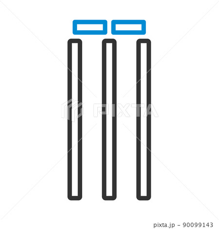 Cricket Wicket Icon 90099143