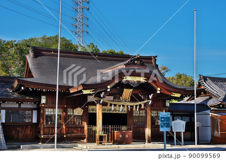 田縣神社の拝殿：愛知県小牧市 90099569
