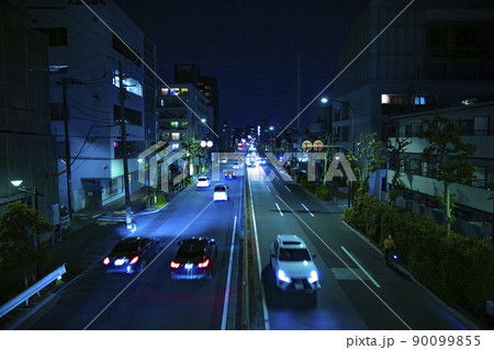 環七通り・新代田周辺の夜景【交通イメージ】 環七通り・新代田周辺の夜景【交通イメージ】 90099855