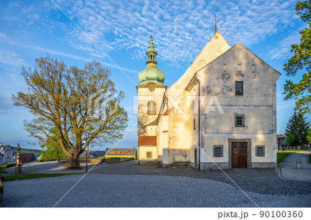 Rural church in small Czech town 90100360