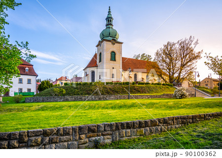 Rural church in small Czech town 90100362