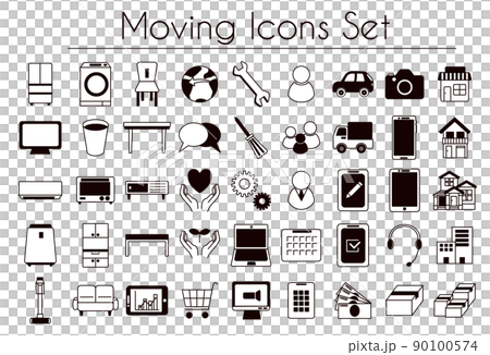 矢量 畫線 圖標 90100574