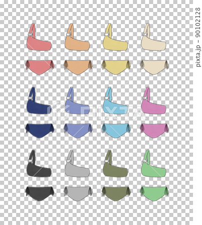 Swimsuit illustration set 90102128