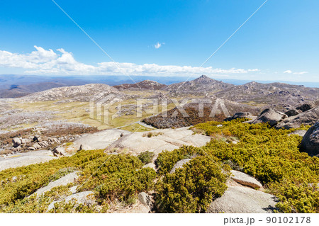 Mt Buffalo Cathedral Rock View in Australia Mt Buffalo Cathedral Rock View in Australia 90102178