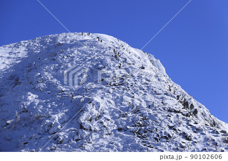 厳冬の西天狗岳 雪山 厳冬の西天狗岳 雪山 90102606