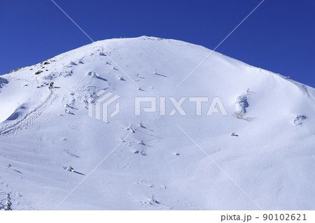 厳冬の西天狗岳 雪山 厳冬の西天狗岳 雪山 90102621