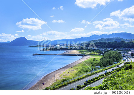 別府湾高崎山一望 別府湾高崎山一望 90106033