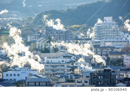 別府鉄輪の湯けむり 別府鉄輪の湯けむり 90106940