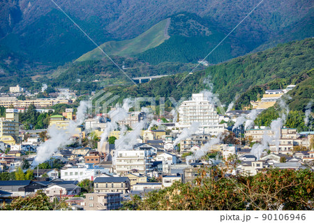 別府鉄輪の湯けむり 別府鉄輪の湯けむり 90106946