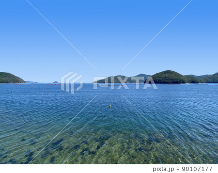 蒲江の海と沖黒島 90107177